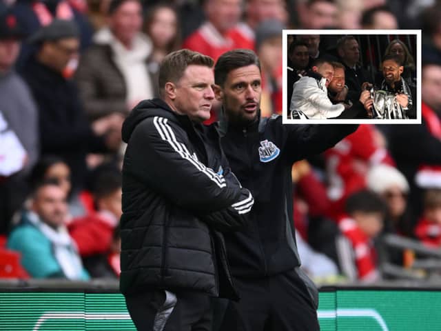 Jason Tindall and Eddie Howe