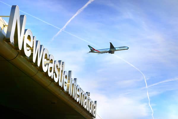 Newcastle Airport.