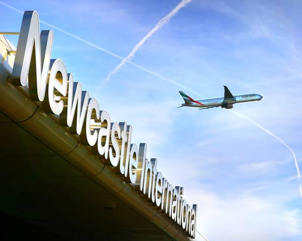 Newcastle Airport.
