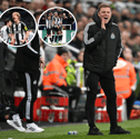 Eddie Howe has a number of injury concerns to deal with ahead of his side’s clash against Leicester City.