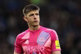 Nick Pope in action for Newcastle United. 