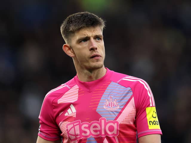 Nick Pope in action for Newcastle United. 