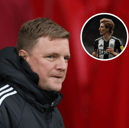 Eddie Howe and Anthony Gordon were not pictured in Newcastle United training. 