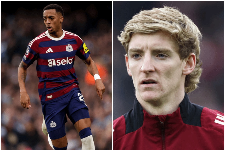 Both Joe Willock and Anthony Gordon missed Newcastle United's win over Leicester City