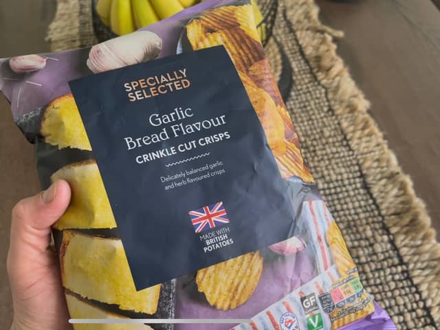 Aldi's limited edition garlic bread crisps