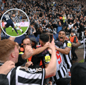 Fabian Schar scored for Newcastle United against PSG in the Champions League last season