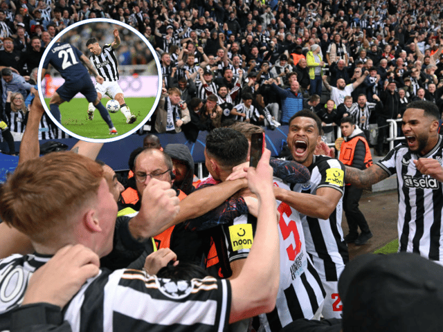 Fabian Schar scored for Newcastle United against PSG in the Champions League last season
