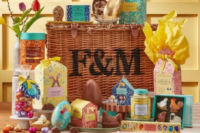 Treat yourself this Easter to the luxury Hamper from Fortnum & Mason - including their signature wicker basket