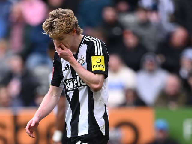 Newcastle United winger Anthony Gordon. 