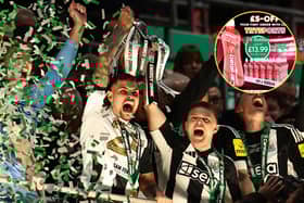 Newcastle United won the Carabao Cup last month. 