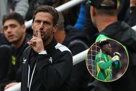 Jason Tindall was asked about Andre Onana ahead of Sunday's match between Newcastle United and Manchester United. 