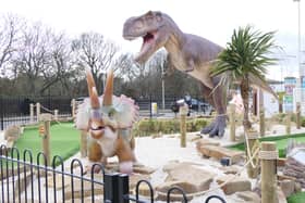 Ocean Beach Pleasure Park is getting ready to unveil its brand new Dinosaur Cove.