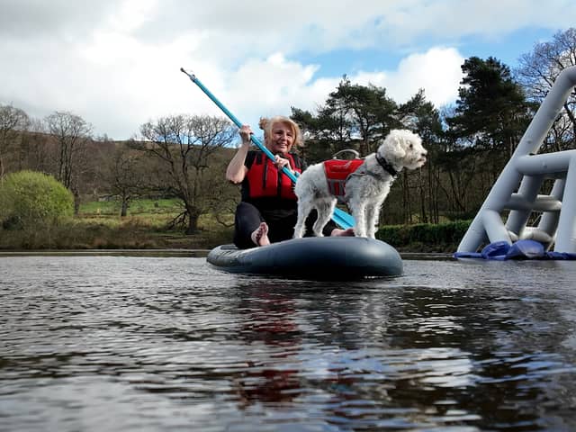 Paddleboard with your dog at Wyresdale Country Park in Scorton.