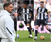 Newcastle United players ruled out v Aston Villa.