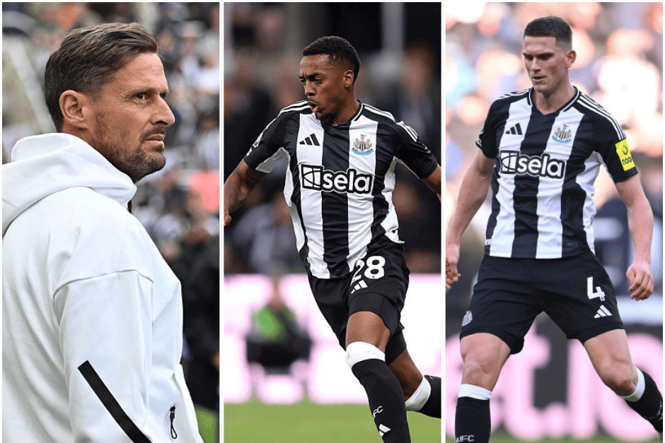Newcastle United players ruled out v Aston Villa.