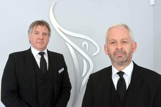 Jayne Prior Funeral Directors Nigel Marston (right) and Gary Hetherington.