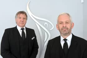 Jayne Prior Funeral Directors Nigel Marston (right) and Gary Hetherington.