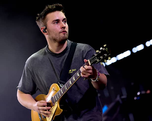  Sam Fender performs at the Mojave Tent during the 2025 Coachella festival. (Photo by Emma McIntyre/Getty Images for Coachella)