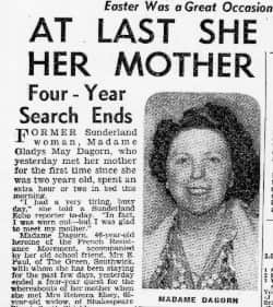 The incredible story of the Sunderland woman Gladys Dagorn who became a French Resistance fighter.