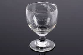 The glasswork which sold for more than £500 at auction.