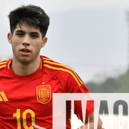 Antonio Cordero during the UEFA European Under-19 Championship 2025 Qualifying round soccer match between Latvia and Spain at Real Cosenza Stadium on March 25, 2025 in Cosenza, Italy Copyright: xAndreaxRositox DSC_1538