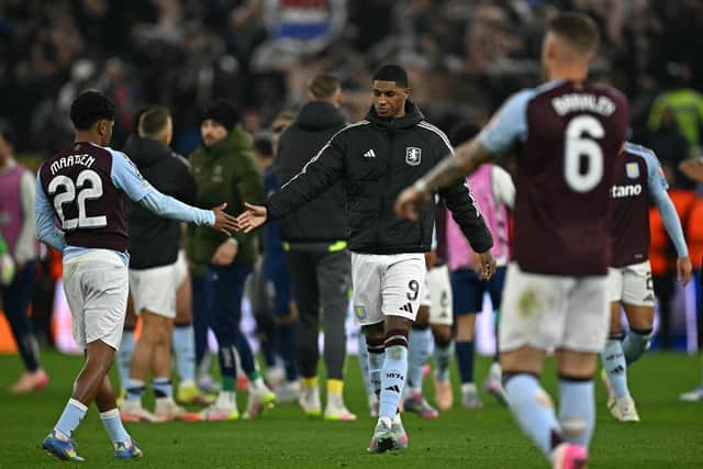 Marcus Rashford was in formidable form as Aston Villa almost recorded a dramatic comeback against Paris Saint-Germain