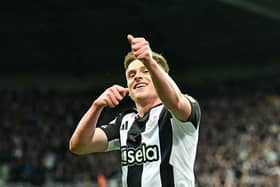 Harvey Barnes scored his ninth goal of the season on Wednesday night. 