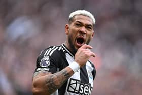Joelinton in action for Newcastle United.