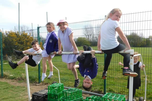 The community at Hebburn Lakes Primary School are celebrating receiving a Platinum OPAL Award.
