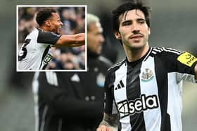 Sandro Tonali and Jacob Murphy
