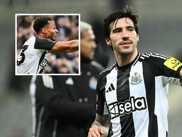 Sandro Tonali and Jacob Murphy