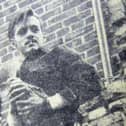 Raymond Bash on the day he rescued Sammy the seagull from a chimney in South Shields in 1970.