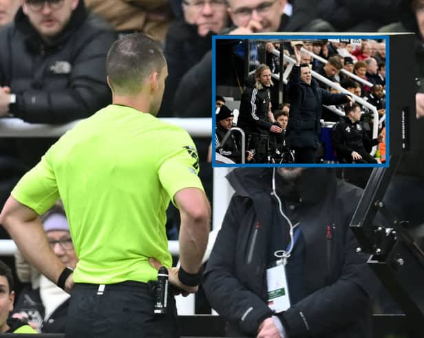 Jarred Gillett will referee Aston Villa v Newcastle United