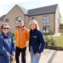 From left: Cllr Ruth Berkley, Lead Member for Adults, Health and Independence at South Tyneside Council, Rob Alstead, Development Project Manager at Karbon Homes and Zoey Hawthorne, Assistant Director of Development Delivery at Karbon Homes. 