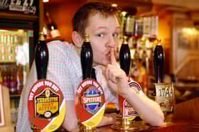 Assistant manager Mark Henderson was behind the bar in a Shields Gazette scene from 2003.