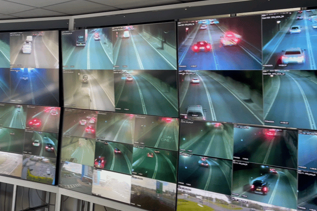 There are more than 200 CCTV cameras across the TT2 site, which feedback live images to the control room.