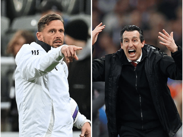 Jason Tindall and Unai Emery