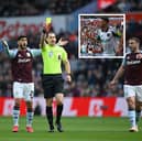 Fabian Schar was fortunate not to be sent off against Aston Villa