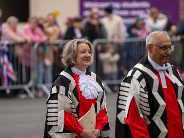 The King visits Durham Cathedral for Maundy Thursday