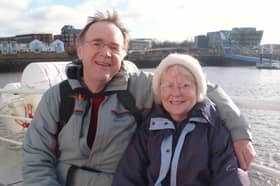 Pat and John on the Shields Ferry