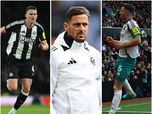 Sven Botman, Jason Tindall and Fabian Schar