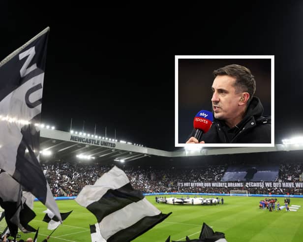 Gary Neville believes Newcastle United will be 'desperate' for Champions League qualification this season