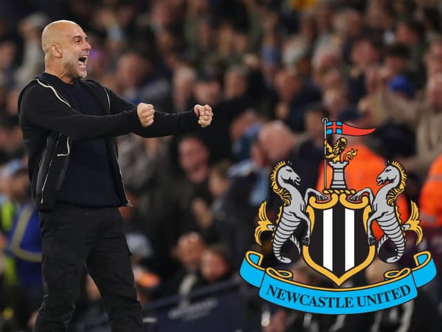 Pep Guardiola on Newcastle United and Champions League race.