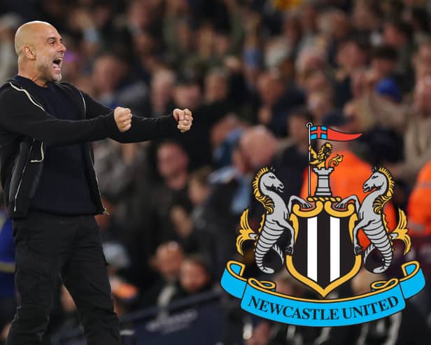 Pep Guardiola on Newcastle United and Champions League race.