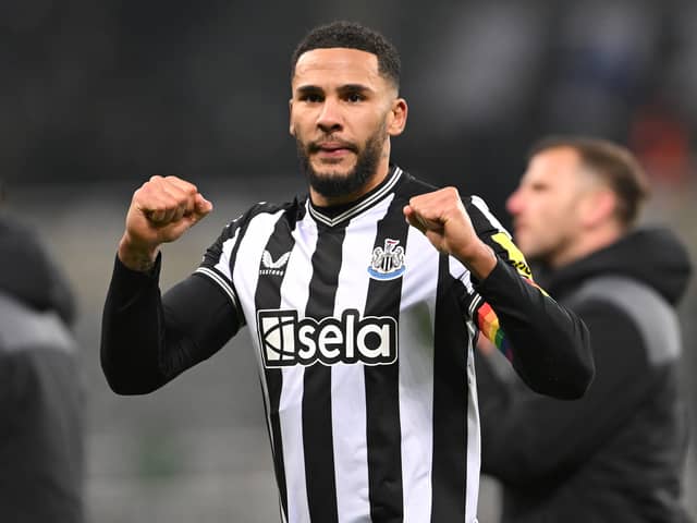 Jamaal Lascelles back with the Newcastle United squad. 