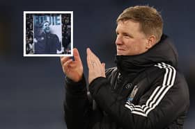 Newcastle United head coach Eddie Howe