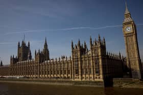 The Houses of Parliament.