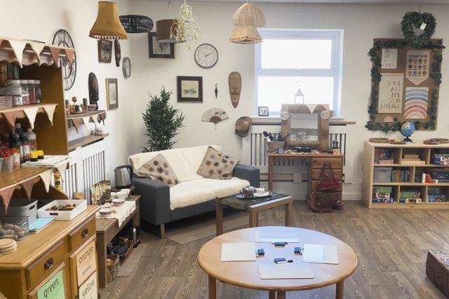 There are a variety of rooms for the children to use throughout the nursery.