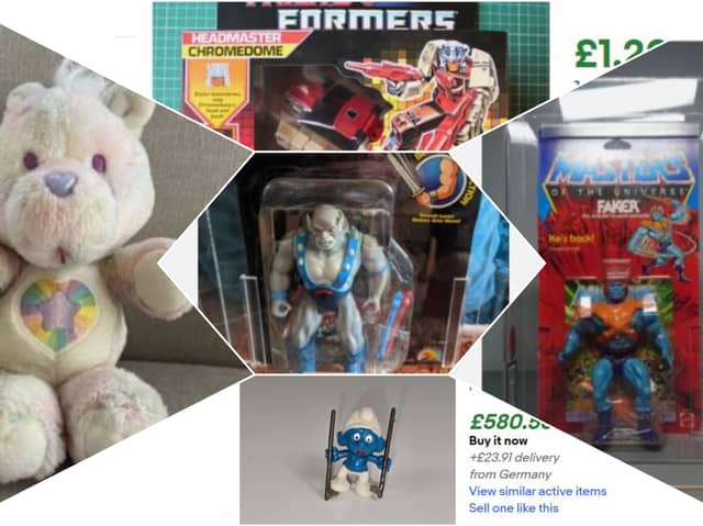 These are some of the most valuable toys from the 1980s, based on recent sold prices on eBay