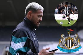 Newcastle United midfielder Joelinton.